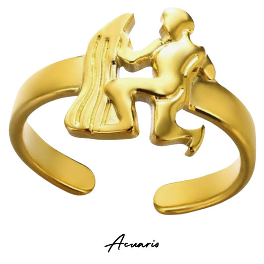Anillo con Forma de ACUARIO