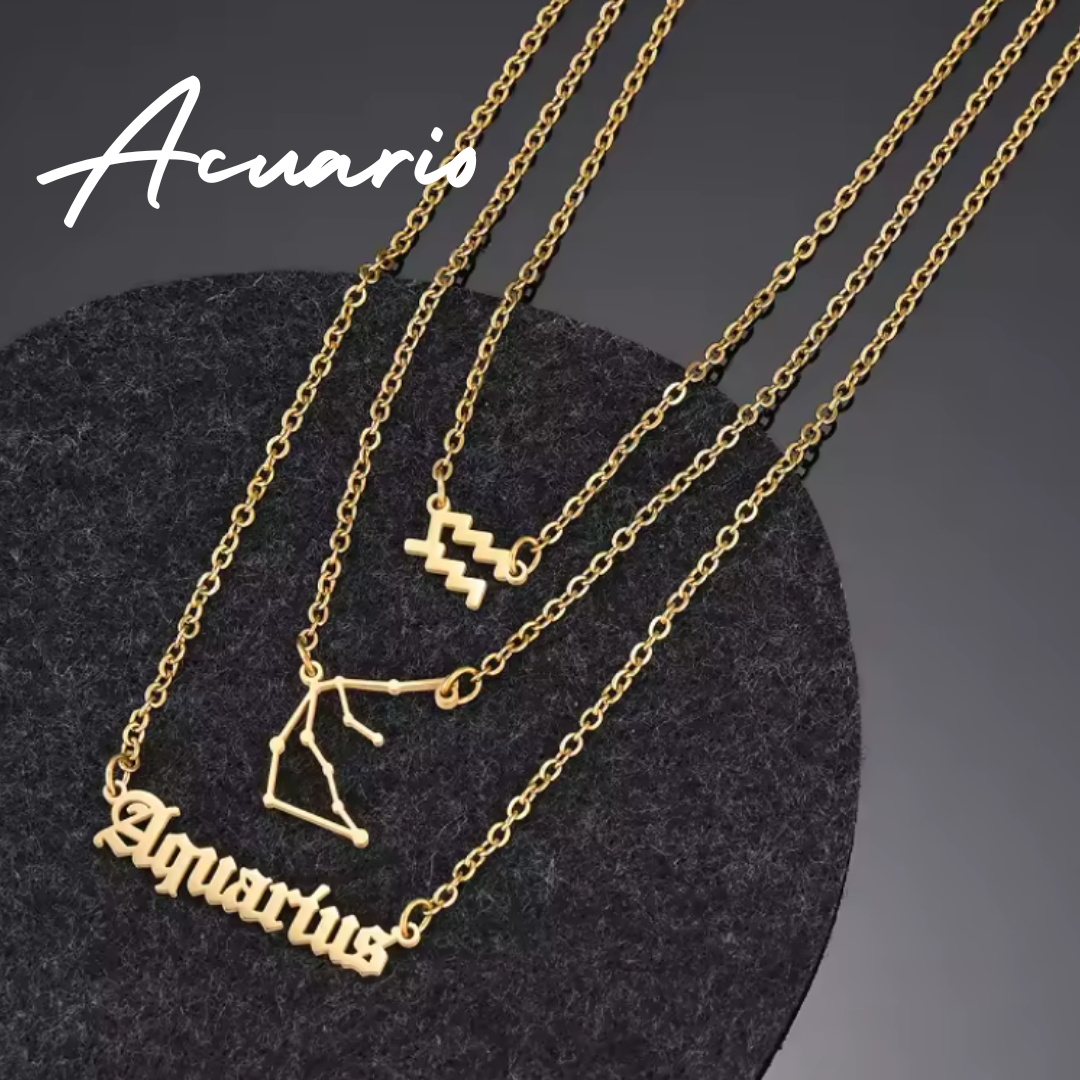 Collar Triple del Zodiaco