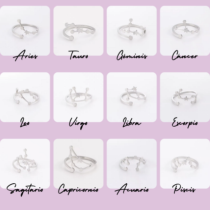 Anillo Constelación del Zodiaco