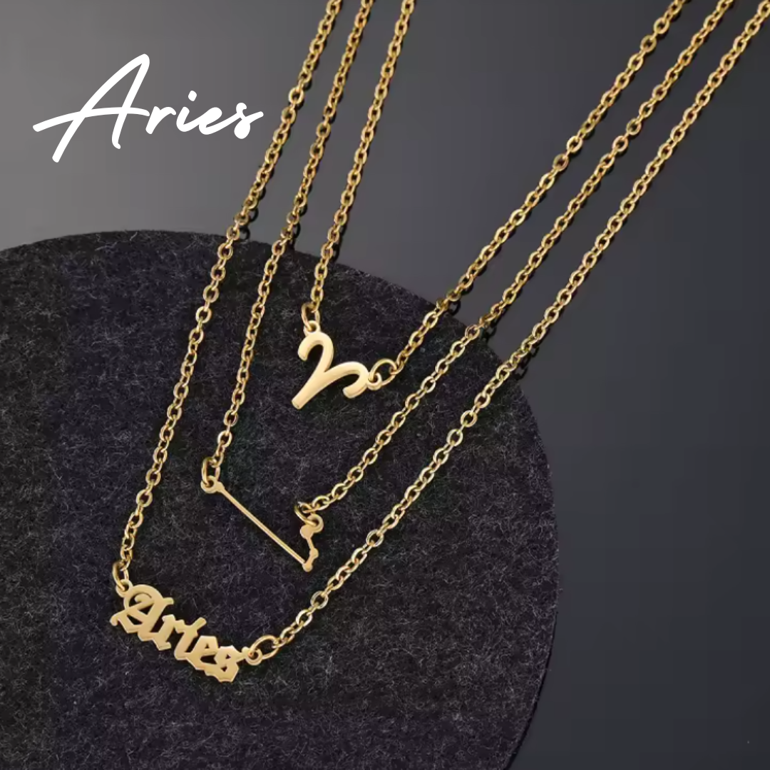 Collar Triple del Zodiaco