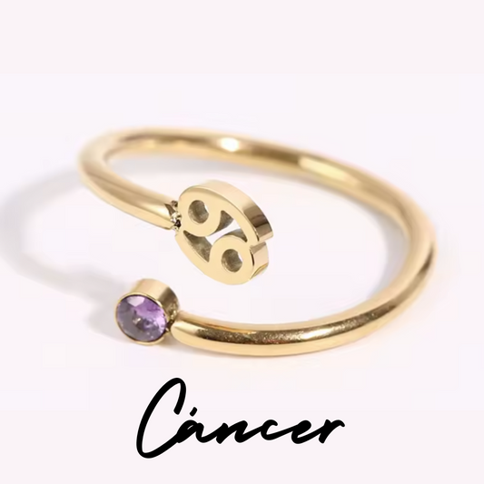 Anillo con Símbolo de CÁNCER
