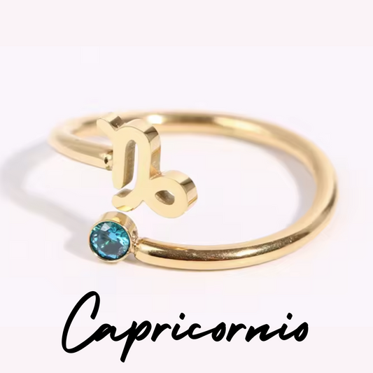 Anillo con Símbolo de CAPRICORNIO