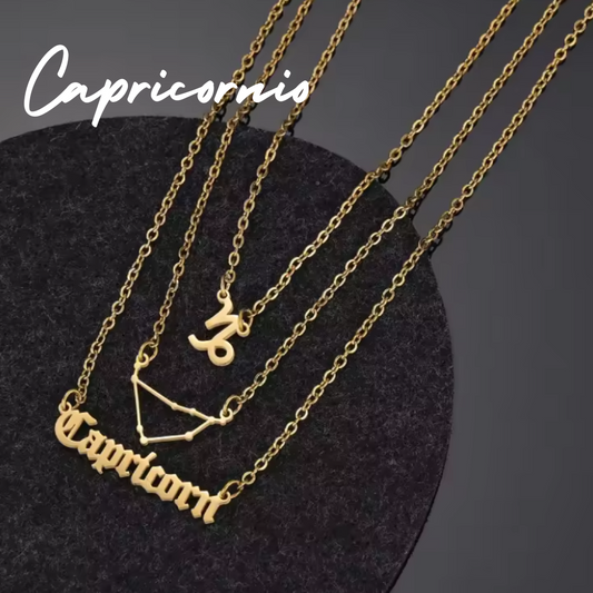 Collar Triple de CAPRICORNIO