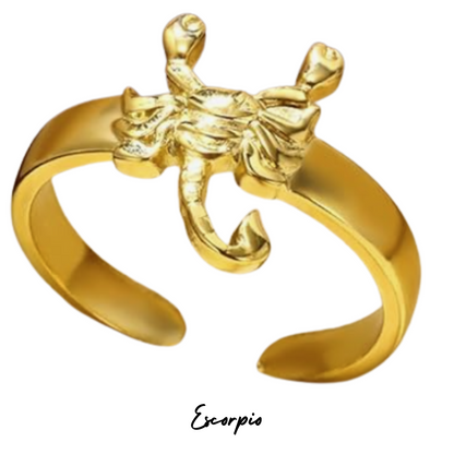 Anillo con Forma de ESCORPIO