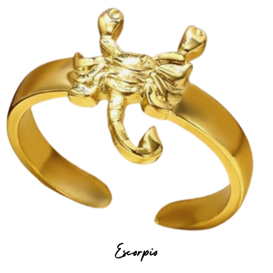 Anillo con Forma de ESCORPIO