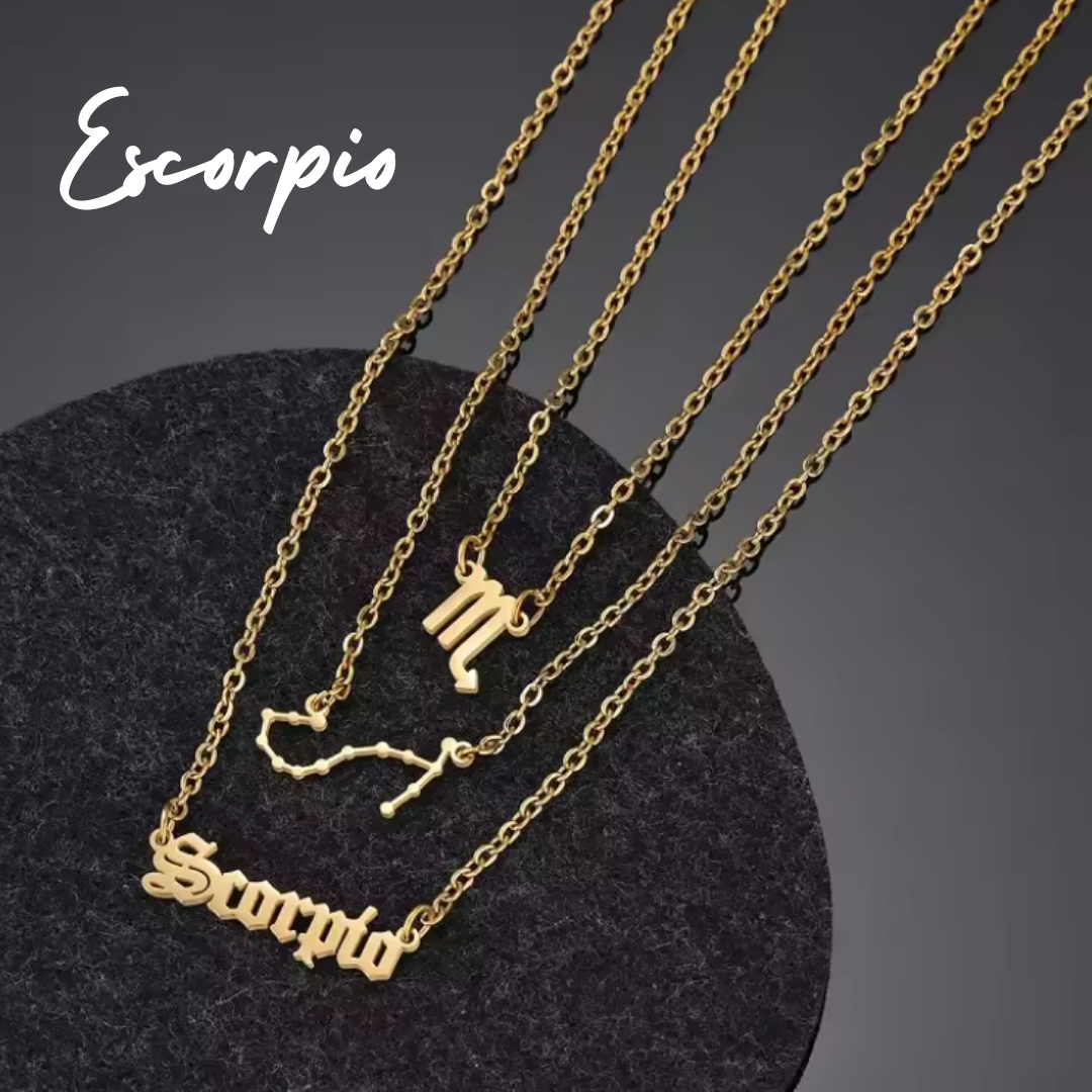 Collar Triple del Zodiaco