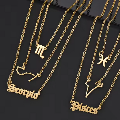 Collar Triple del Zodiaco