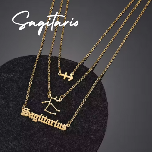 Collar Triple de SAGITARIO