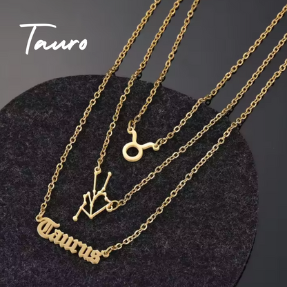 Collar Triple del Zodiaco