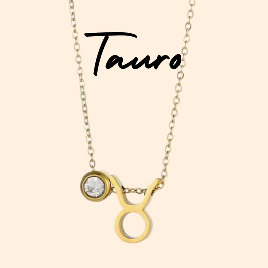 Colgante doble de Símbolo y Zirconita para TAURO